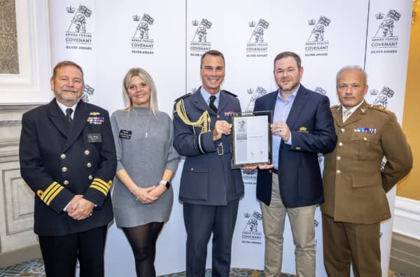 Westminster Security Receives Armed Forces Covenant Employer Recognition Scheme Silver Award